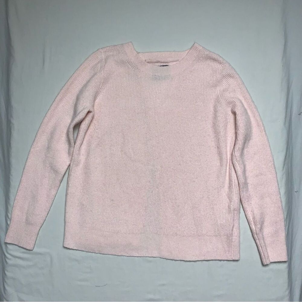 Abercrombie Pink Sexy Cross Back Sweater Women’s Small Cozy Knit Balletcore Fall